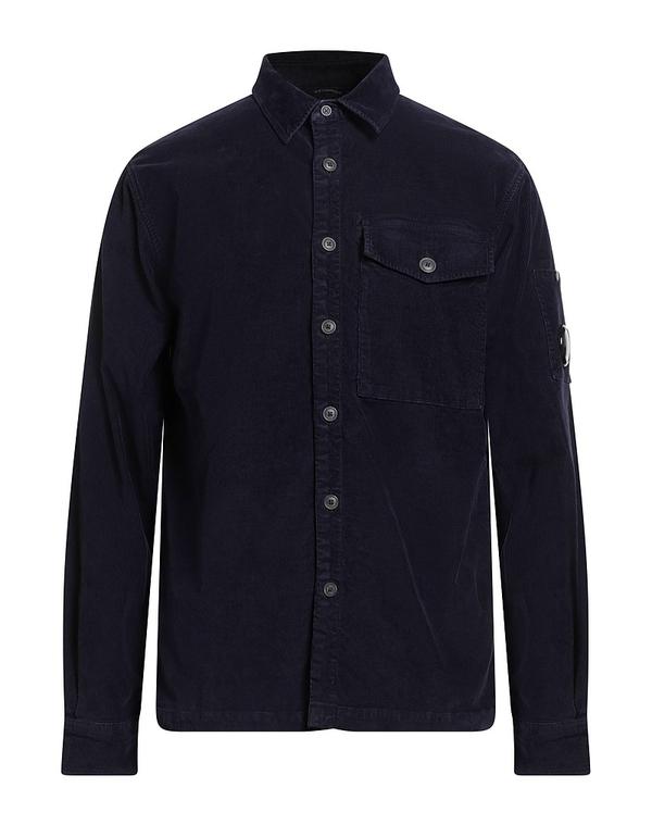 シーピーカンパニー メンズ トップス シャツ C.P. COMPANY 無地シャツ Midnight Blue ブルー|ReVida 店