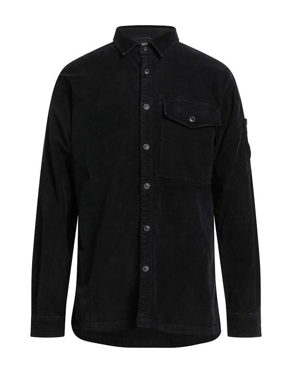シーピーカンパニー メンズ トップス シャツ C.P. COMPANY 無地シャツ Black ブラック
