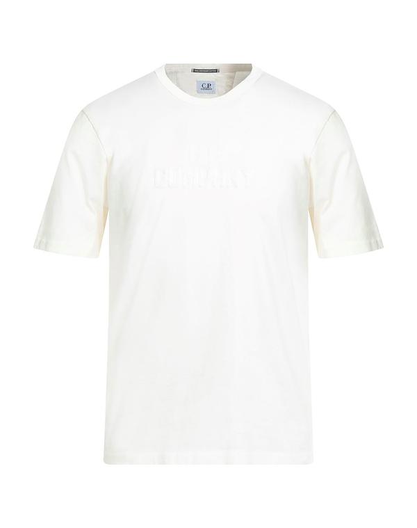 シーピーカンパニー メンズ トップス Tシャツ C.P. COMPANY Ｔシャツ Ivory アイボリー