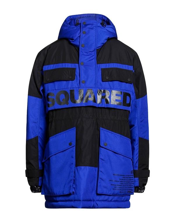 ディースクエアード メンズ アウター ジャケット・ブルゾン DSQUARED2 ブルゾン Bright Blue ブルー|ReVida 店