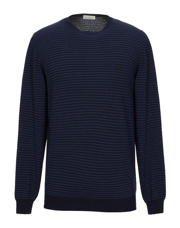 ブルックス活動の領域 メンズ トップス プルオーバー BROOKSFIELD ティーシャツ Midnight Blue 青色