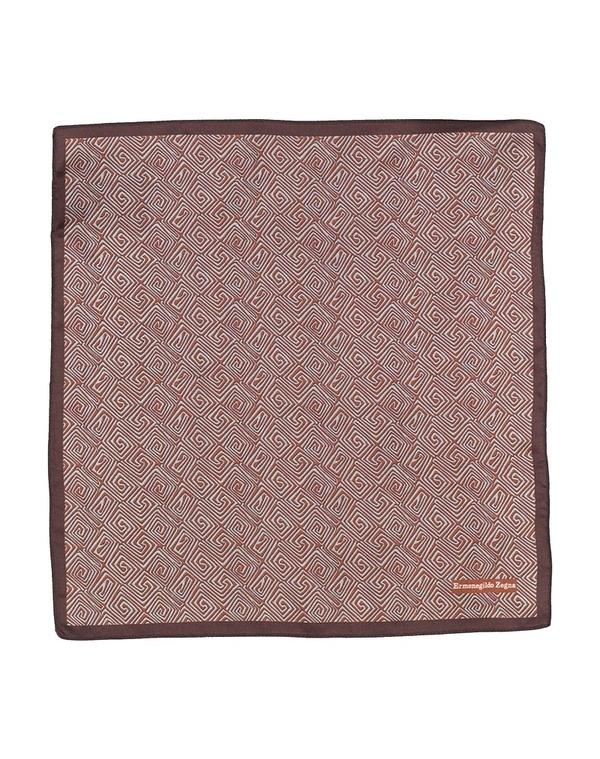 ゼニア メンズ アクセサリー ネクタイ ZEGNA & Dark Brown ブラウン｜ReVida 店
