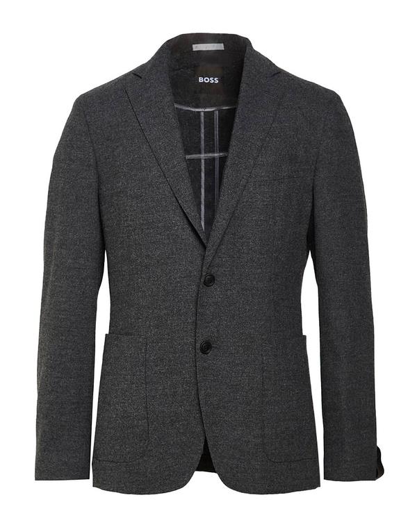 ボス メンズ アウター ジャケット・ブルゾン BOSS Gray グレー｜ReVida 店