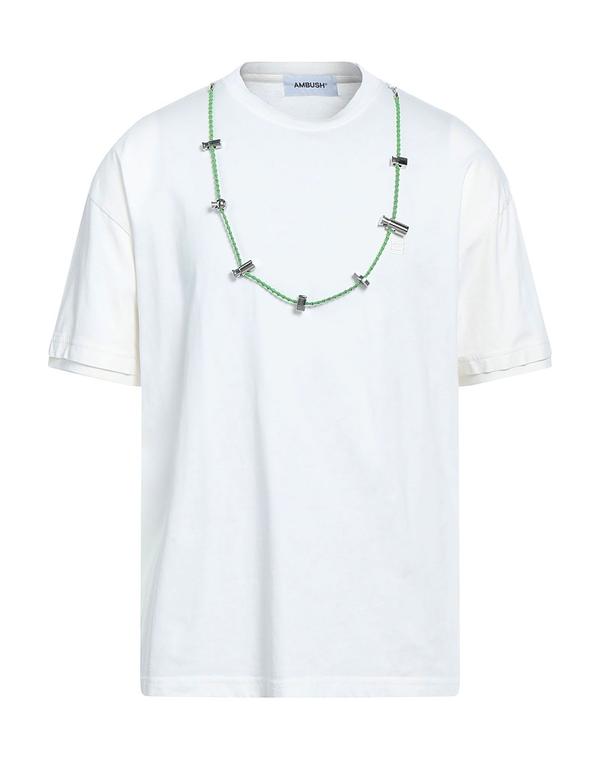 アンブッシュ メンズ トップス Tシャツ AMBUSH Ｔシャツ White ホワイト