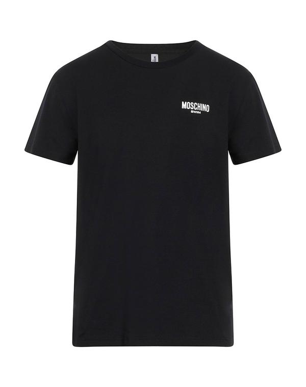 モスキーノ メンズ トップス Tシャツ MOSCHINO ベーシック Tシャツ Black ブラック
