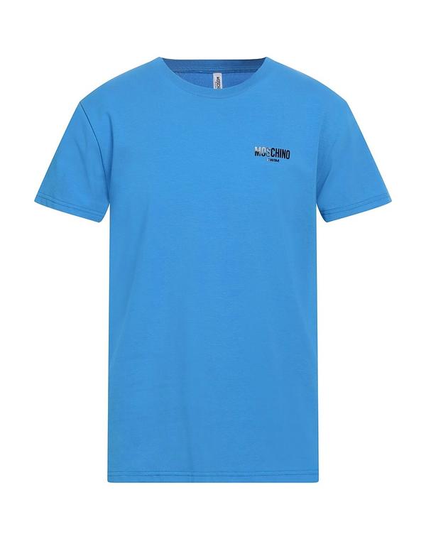 モスキーノ メンズ トップス Tシャツ MOSCHINO ベーシック Tシャツ Azure Blue ブルー
