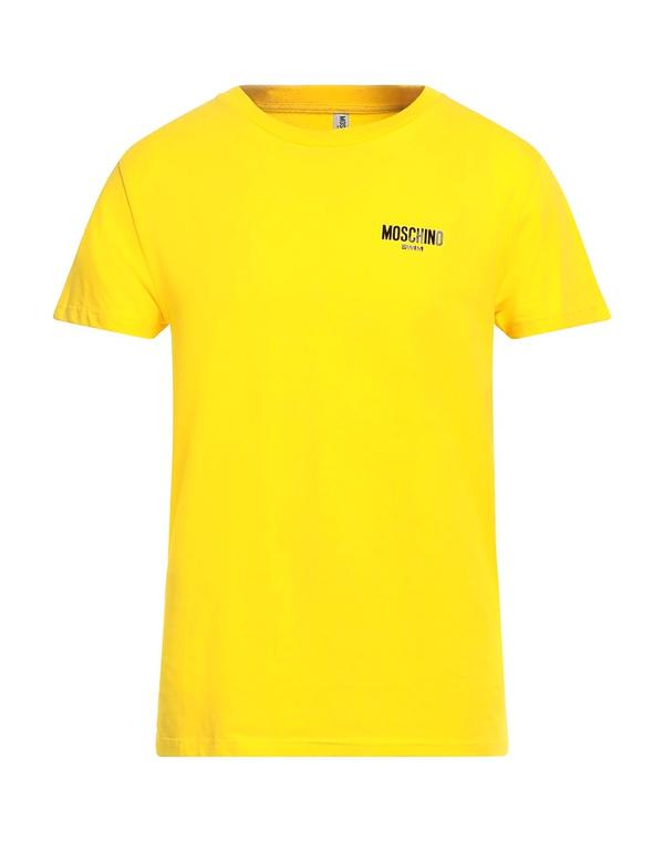 モスキーノ メンズ トップス Tシャツ MOSCHINO ベーシック Tシャツ Yellow イエロー