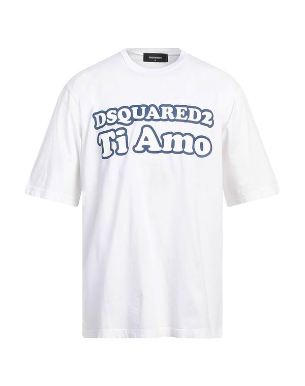 ディースクエアード メンズ トップス Tシャツ DSQUARED2 Ｔシャツ White ホワイト