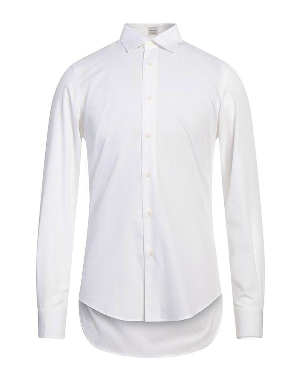 アレッサンドロゲラルディ メンズ トップス シャツ ALESSANDRO GHERARDI 無地シャツ White ホワイト