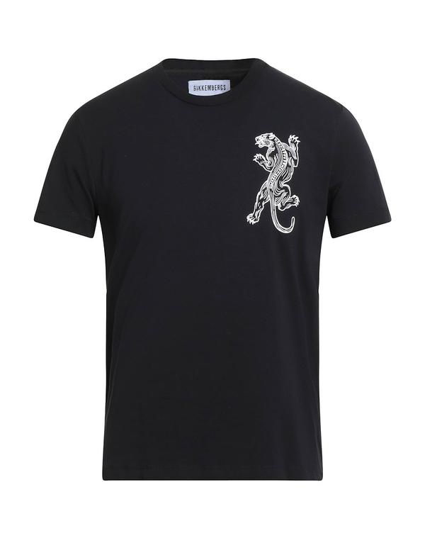ビッケンバーグス メンズ トップス Tシャツ BIKKEMBERGS Ｔシャツ Black ブラック