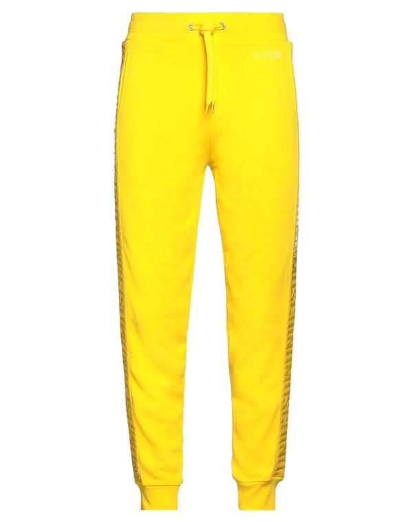 モスキーノ メンズ ボトムス カジュアルパンツ MOSCHINO スウェットパンツ Yellow イエロー