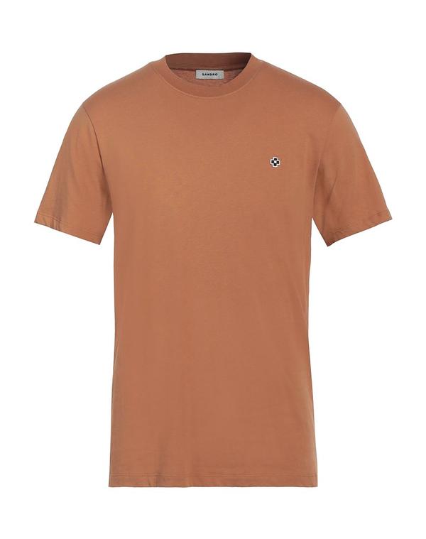サンドロ メンズ トップス Tシャツ SANDRO Ｔシャツ Camel キャメル
