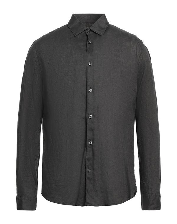 アルテア メンズ トップス シャツ ALTEA リネンシャツ Lead Gray グレー