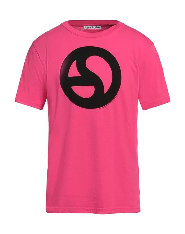 アクネ ストゥディオズ メンズ トップス Tシャツ ACNE STUDIOS Ｔシャツ Fuchsia フューシャ