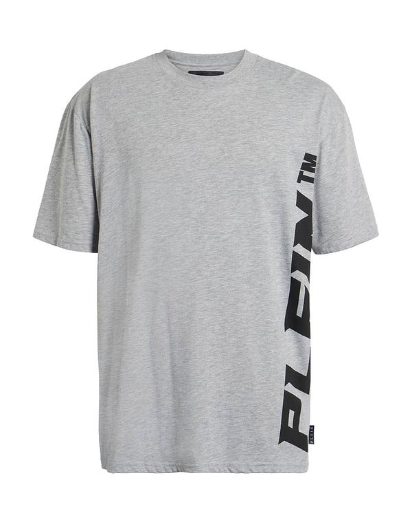 フィリッププレイン メンズ トップス Tシャツ PHILIPPLEIN Ｔシャツ Gray グレー