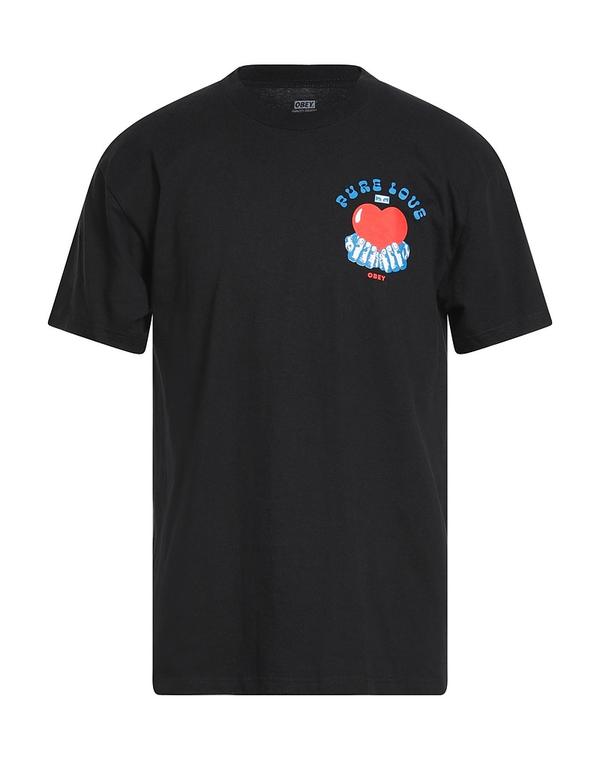 オベイ メンズ トップス Tシャツ OBEY Ｔシャツ Black ブラック