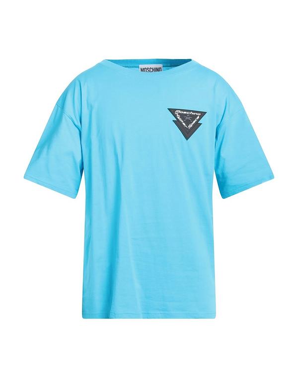 モスキーノ メンズ トップス Tシャツ MOSCHINO Ｔシャツ Azure Blue ブルー