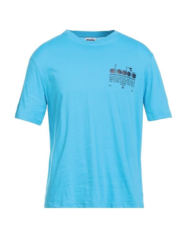 ディアドラ メンズ トップス Tシャツ DIADORA ベーシック Tシャツ Azure Blue ブルー