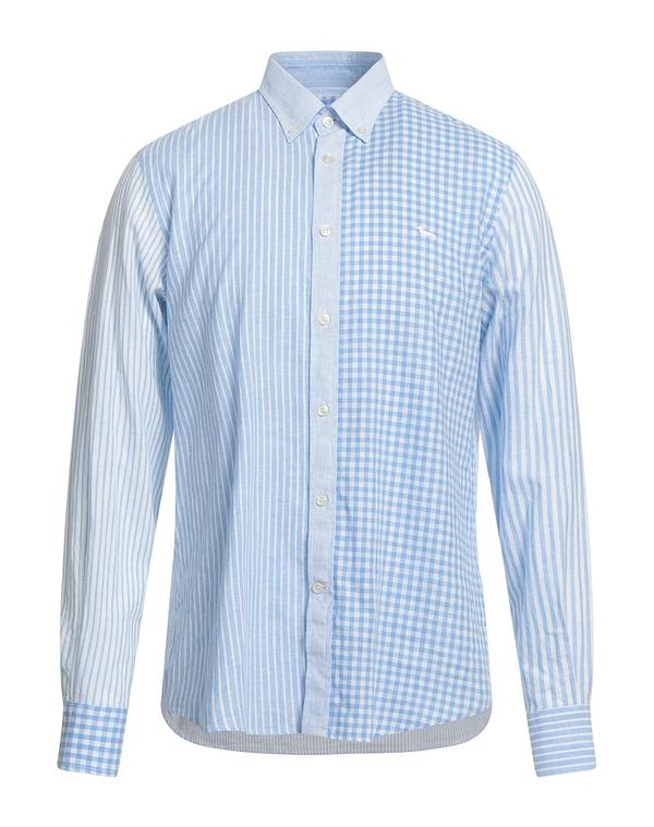 ハーモント \u0026 ブレイン メンズ トップス シャツ HARMONT \u0026 BLAINE ストライプ柄シャツ Sky Blue ブルー