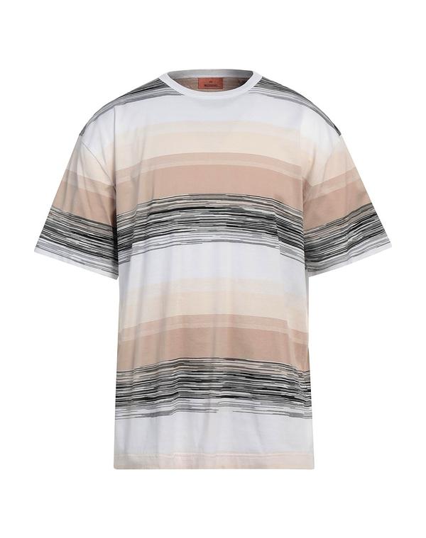 ミッソーニ メンズ トップス Tシャツ MISSONI Ｔシャツ Beige ベージュ