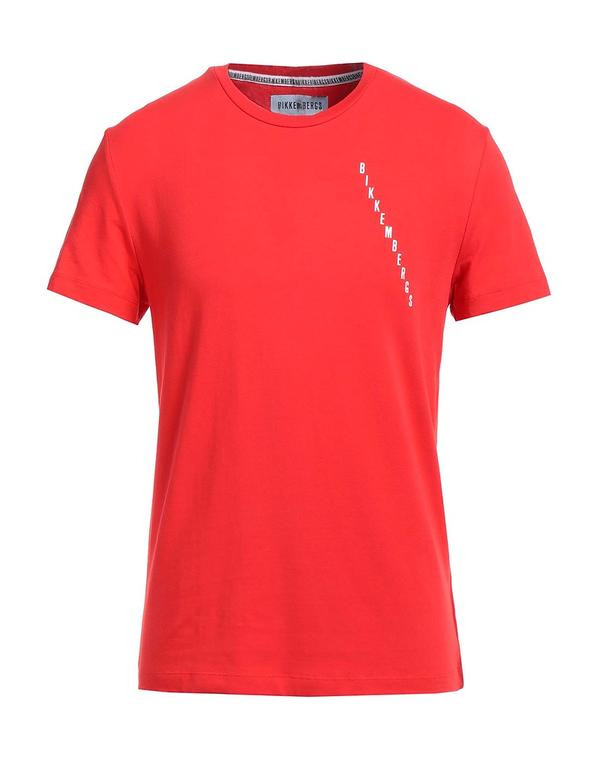 ビッケンバーグス メンズ トップス Tシャツ BIKKEMBERGS Ｔシャツ Red レッド