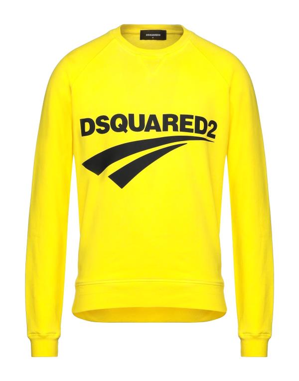 最大66%OFFクーポン ディースクエアード メンズ パーカー スウェット アウター Sweatshirt Yellow