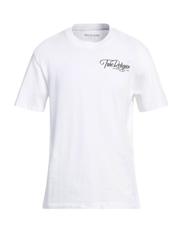 トゥルーレリジョン メンズ トップス Tシャツ TRUE RELIGION Ｔシャツ White ホワイト