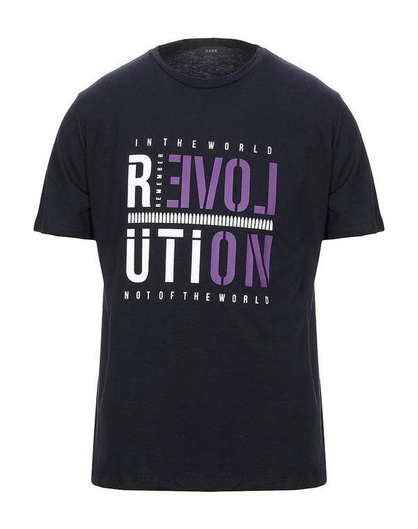 カオス メンズ トップス Tシャツ KAOS Ｔシャツ Midnight Blue ブルー