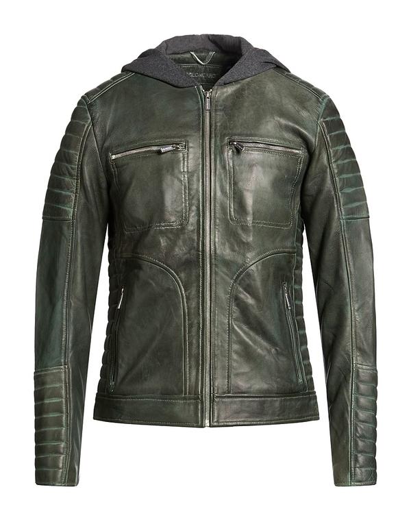 ボロンガロトレバー メンズ アウター ジャケット・ブルゾン BOLONGARO TREVOR ブルゾン Dark Green グリーン