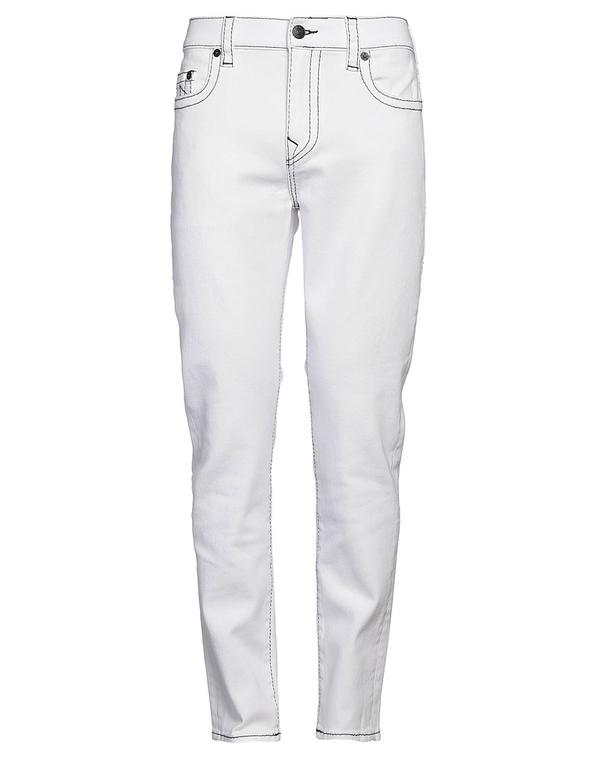 トゥルーレリジョン メンズ ボトムス デニムパンツ TRUE RELIGION スキニー White ホワイト