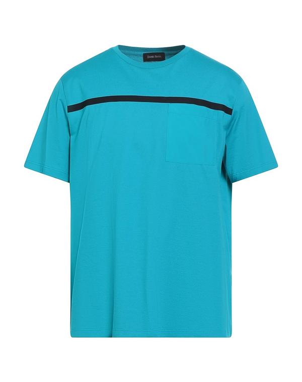 ヘルノ メンズ トップス Tシャツ HERNO Ｔシャツ Turquoise Blue ブルー