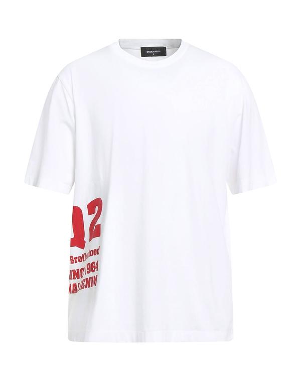 ディースクエアード メンズ トップス Tシャツ DSQUARED2 Ｔシャツ White ホワイト
