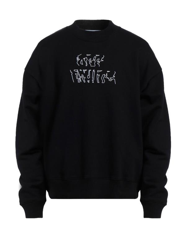 最大83%OFFクーポン オフホワイト メンズ パーカー スウェット アウター Sweatshirt Black