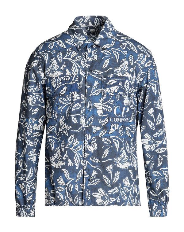 シーピーカンパニー メンズ トップス シャツ C.P. COMPANY 柄入りシャツ Blue ブルー