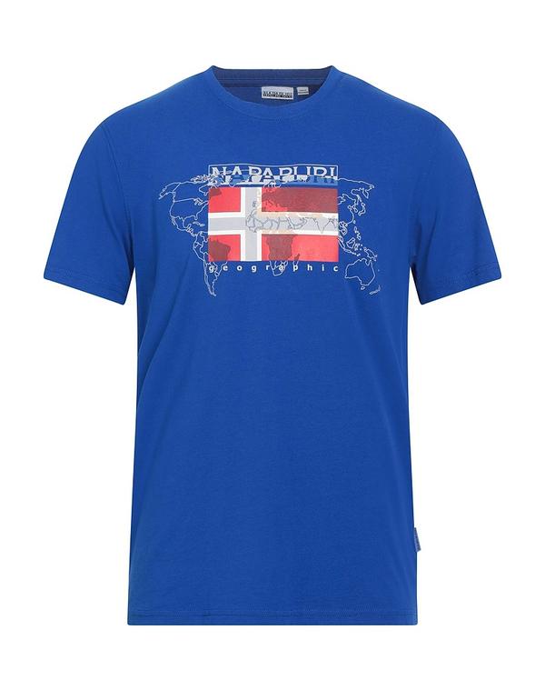 ナパピリ メンズ トップス Tシャツ NAPAPIJRI Ｔシャツ Blue ブルー