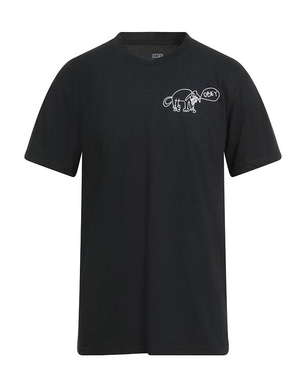 オベイ メンズ トップス Tシャツ OBEY Ｔシャツ Black ブラック