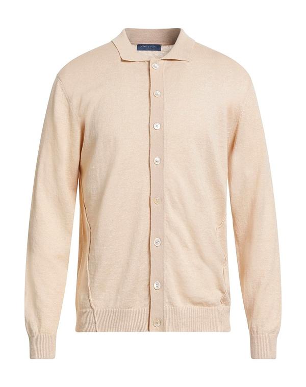 ダニエル フィエゾリ メンズ アウター カーディガン DANIELE FIESOLI カーディガン Beige ベージュ