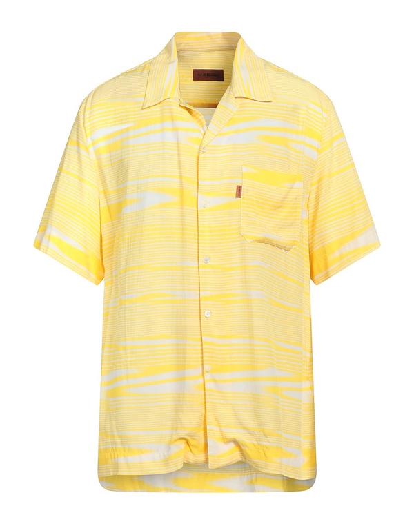 ミッソーニ メンズ トップス シャツ MISSONI ストライプ柄シャツ Yellow イエロー