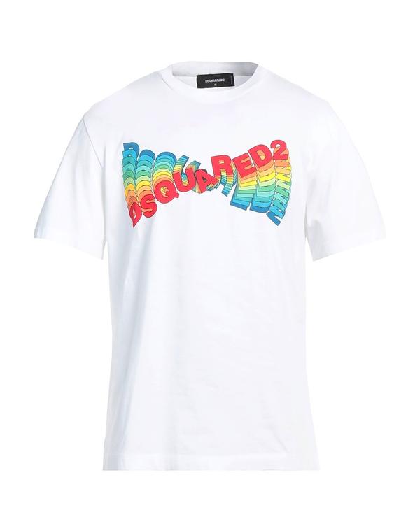 ディースクエアード メンズ トップス Tシャツ DSQUARED2 Ｔシャツ White ホワイト