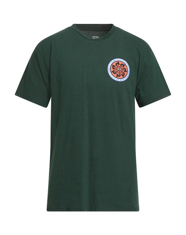 オベイ メンズ トップス Tシャツ OBEY Ｔシャツ Dark Green グリーン