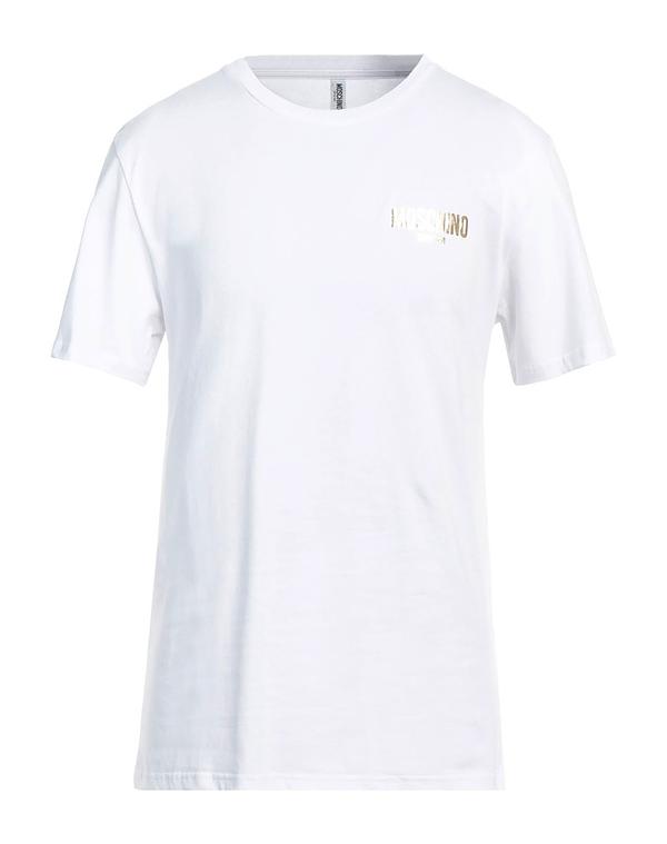 モスキーノ メンズ トップス Tシャツ MOSCHINO Ｔシャツ White ホワイト 11,701円