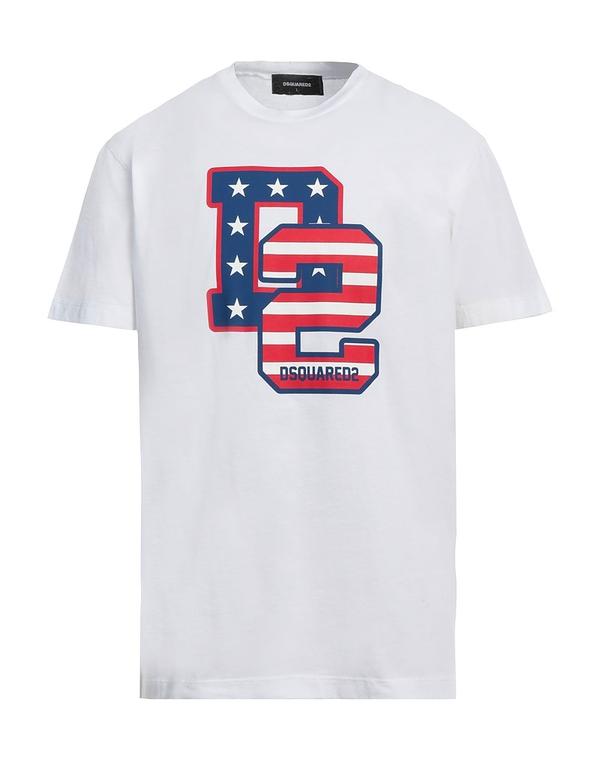 ディースクエアード メンズ トップス Tシャツ DSQUARED2 Ｔシャツ White ホワイト