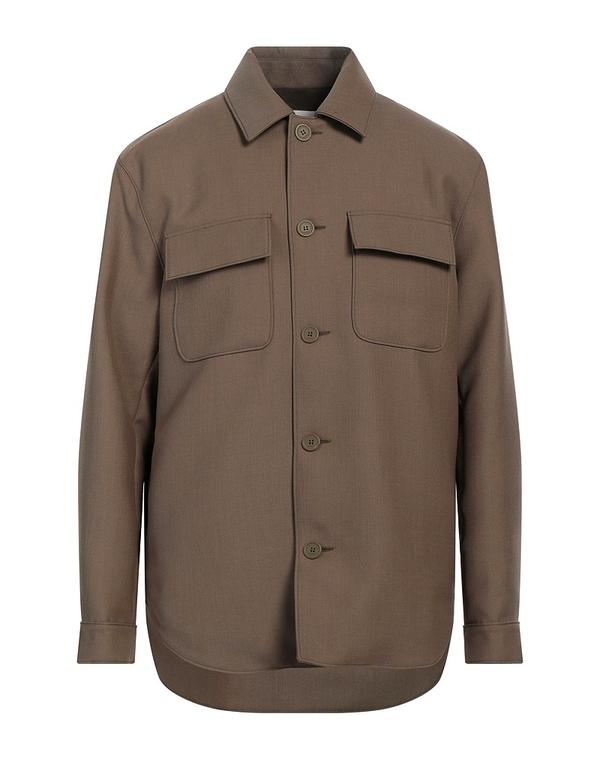 サンドロ メンズ トップス シャツ SANDRO 無地シャツ Khaki カーキ