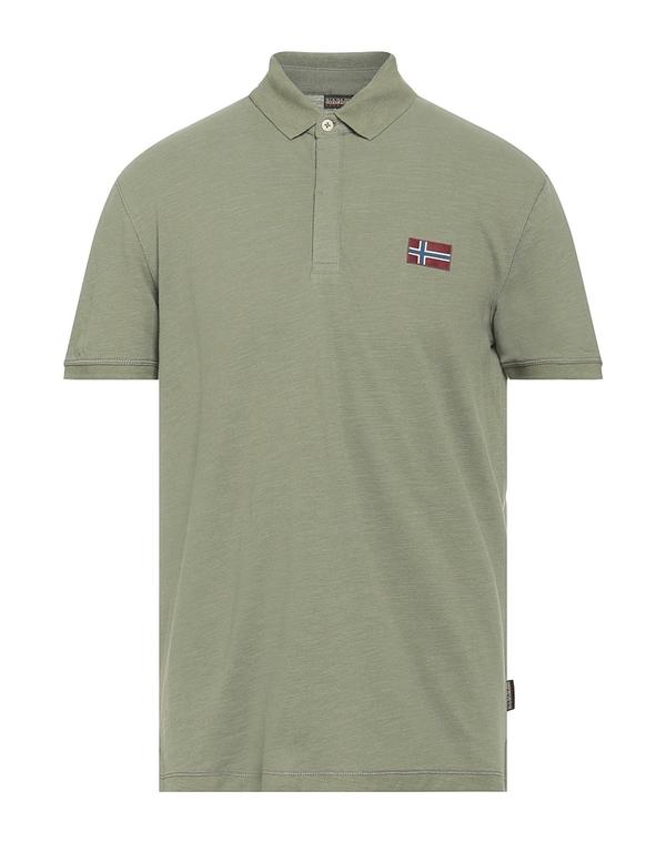 ナパピリ メンズ トップス スポーツシャツ NAPAPIJRI スポーツシャツ Military Green 緑であること