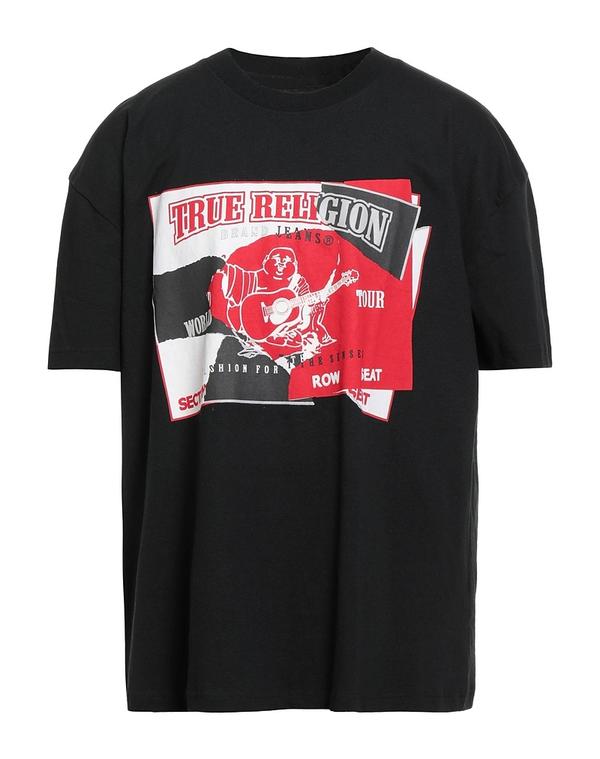 トゥルーレリジョン メンズ トップス Tシャツ TRUE RELIGION Ｔシャツ Black ブラック