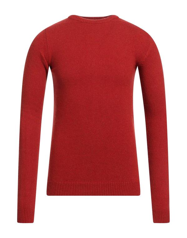 タイムセール リックオウエンス メンズ ニット セーター アウター Cashmere blend Brick red