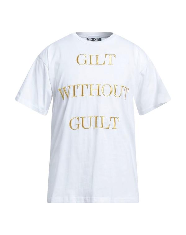 モスキーノ メンズ トップス Tシャツ MOSCHINO Ｔシャツ White ホワイト