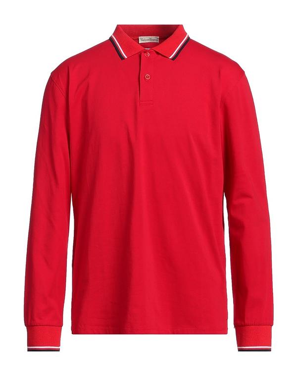 カシミアカンパニー メンズ トップス ポロシャツ CASHMERE COMPANY ポロシャツ Red レッド