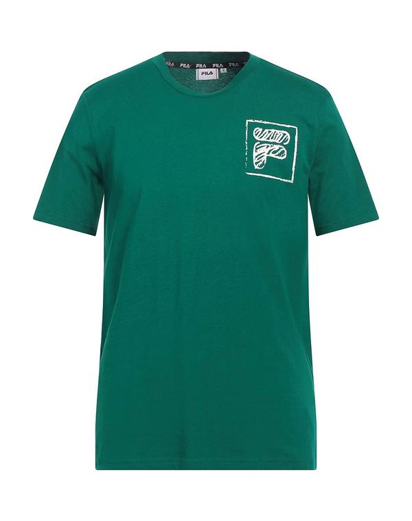 フィラ メンズ トップス ティーシャツ FILA Ｔシャツ Emerald エメラルド Tシャツ・カットソー-メンズファッション-トップス