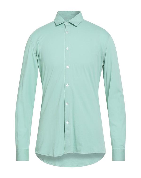 ダニエレ アレッサンドリー二 メンズ トップス シャツ DANIELE ALESSANDRINI HOMME 無地シャツ Light Green グリーン